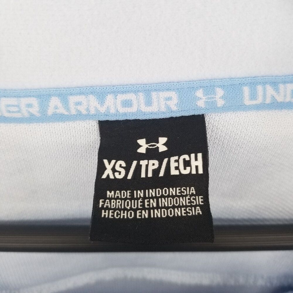 NWT Under Armour Mission Jacket Nimbus Blue Women's XS Full Zip Fleece Loose Fit - Picture 3 of 5
